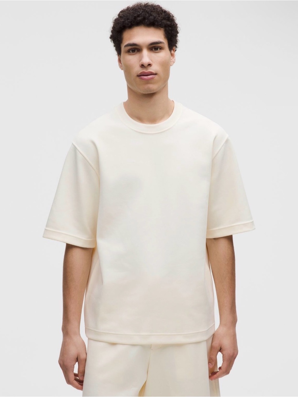 NWT Lululemon Men’s Grand Standard Short-Sleeve Crew Size XXL Coconut Ivory